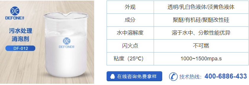 點(diǎn)擊此處查看污水處理消泡劑樣品